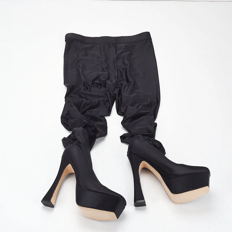 Glossy Legging Boots - Image 6