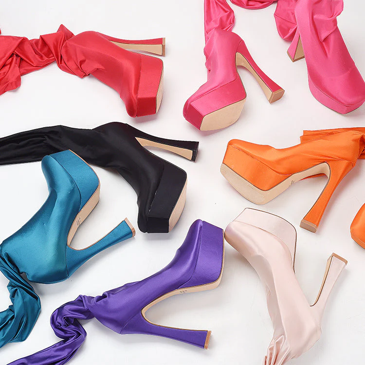 Glossy Legging Boots - Image 9