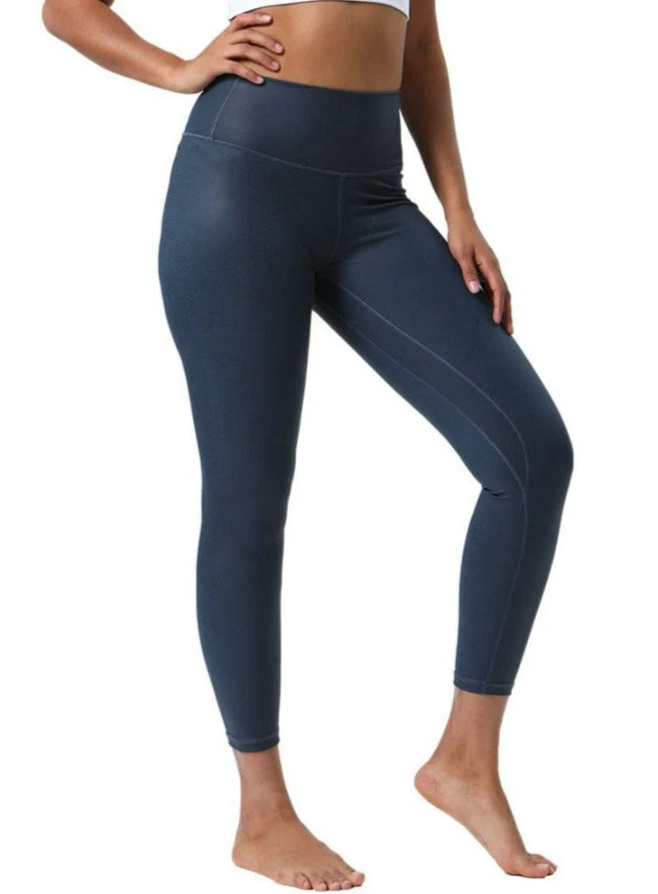 Glossy & Shiny High Rise 7/8 Leggings - Image 12