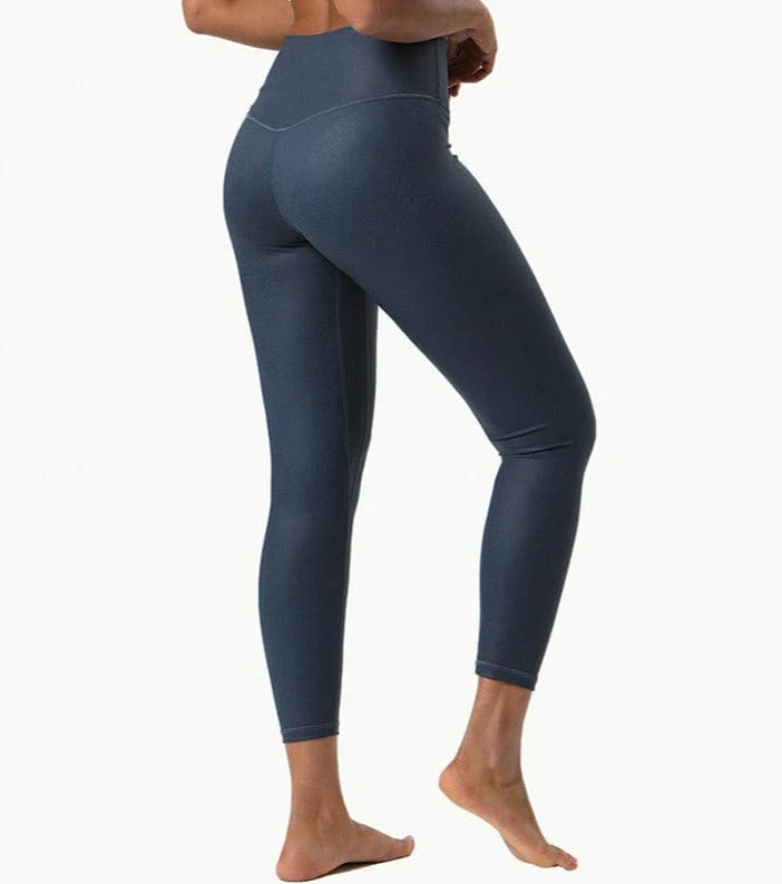 Glossy & Shiny High Rise 7/8 Leggings - Image 13