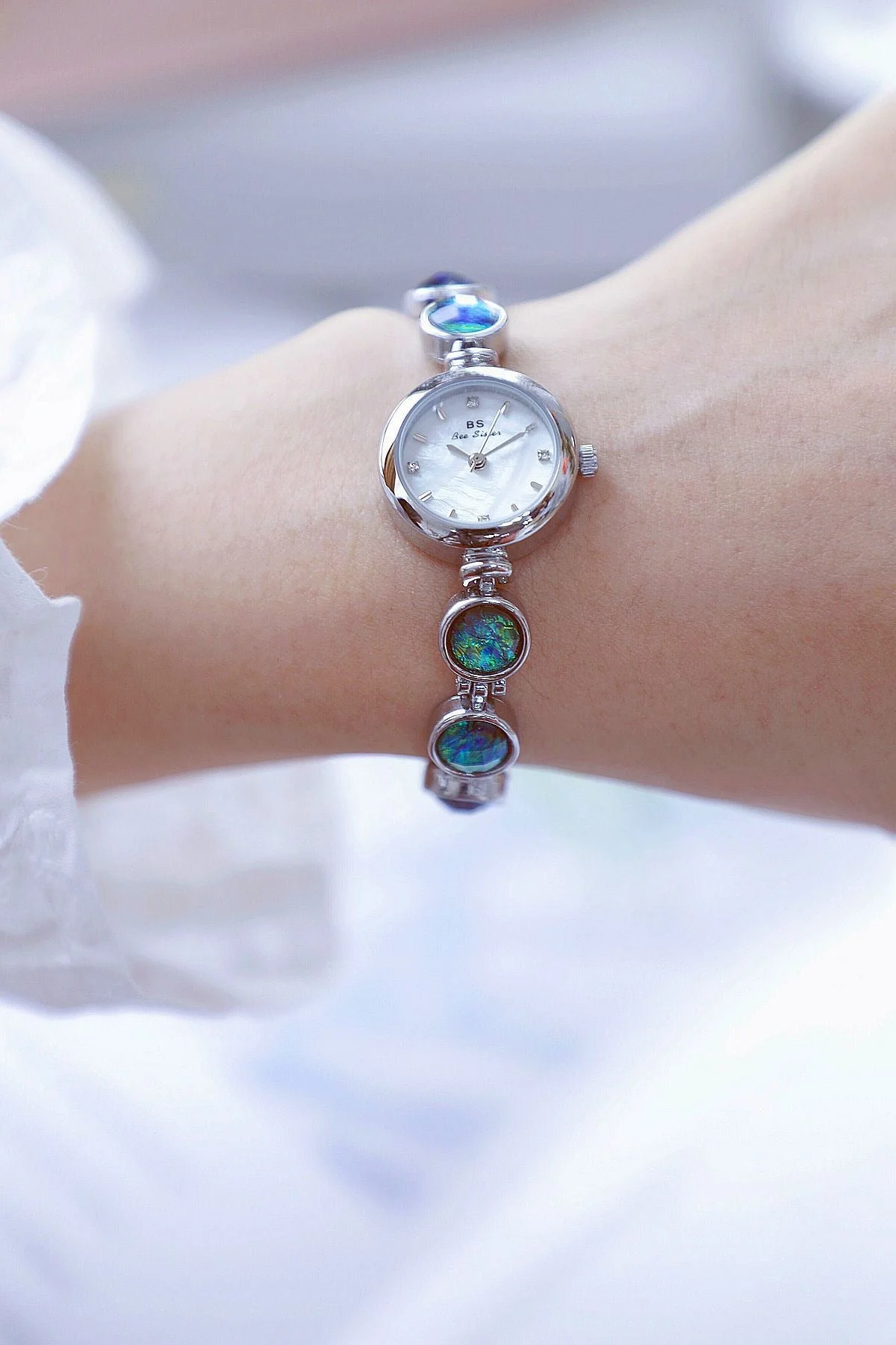 Glow Rough Stone INS Malachite Colorful Watch - Image 9