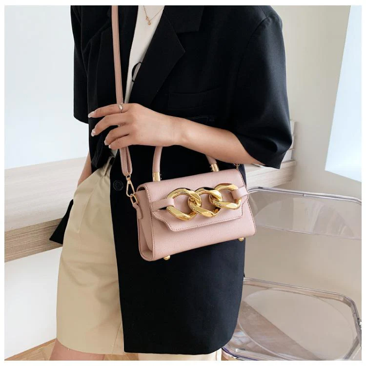 Gold Buckle Top Handle Bag - Image 18