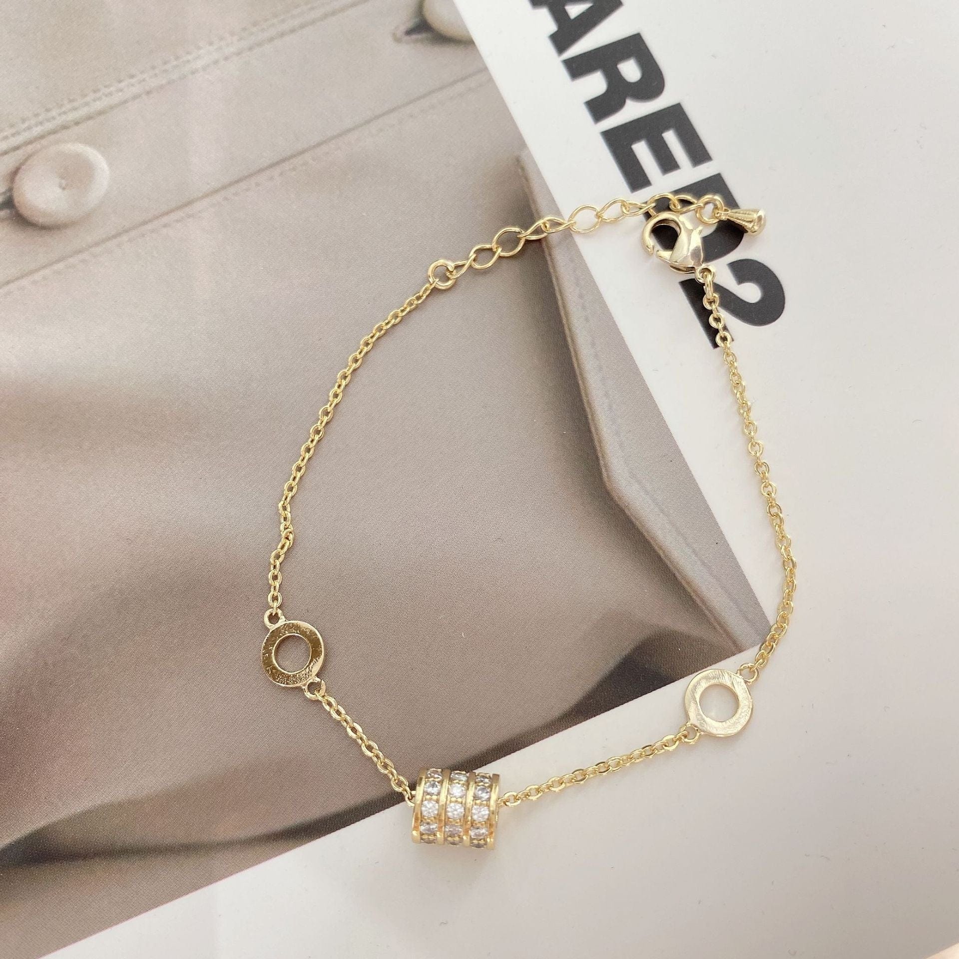 Gold Roller Bracelet - Image 4