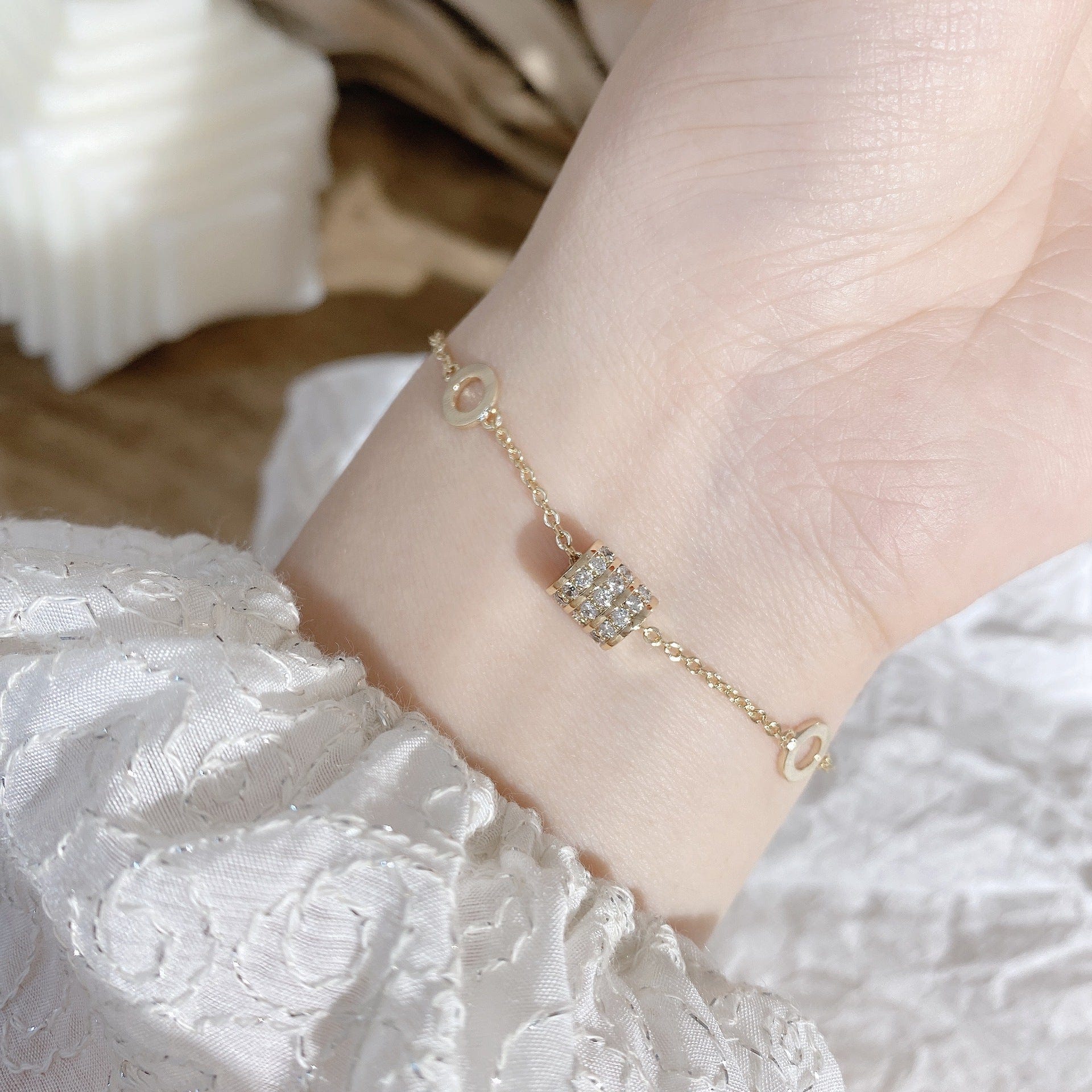 Gold Roller Bracelet - Image 5