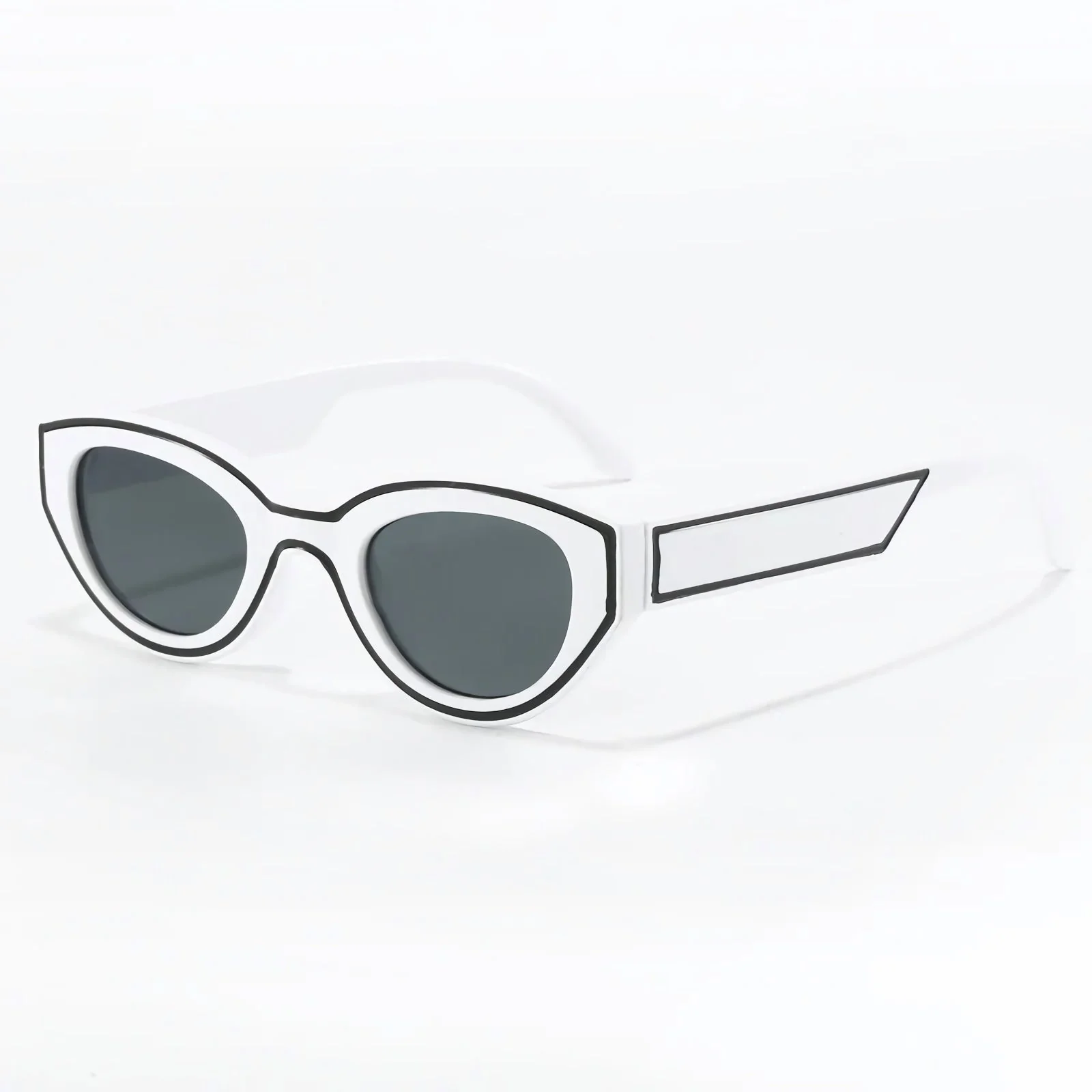 Gradient Candy Color Cat Eye Sunglasses - Image 12