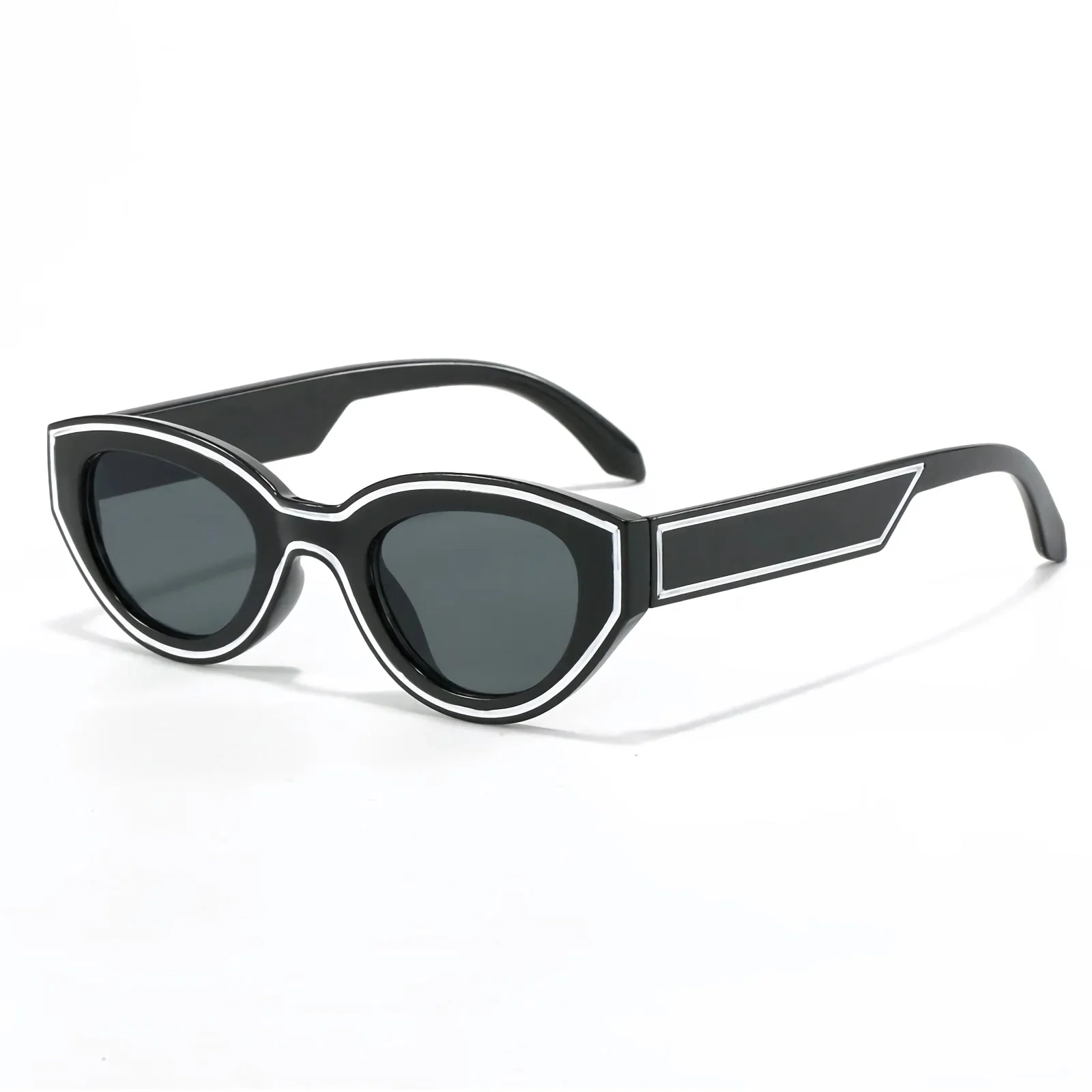 Gradient Candy Color Cat Eye Sunglasses - Image 13