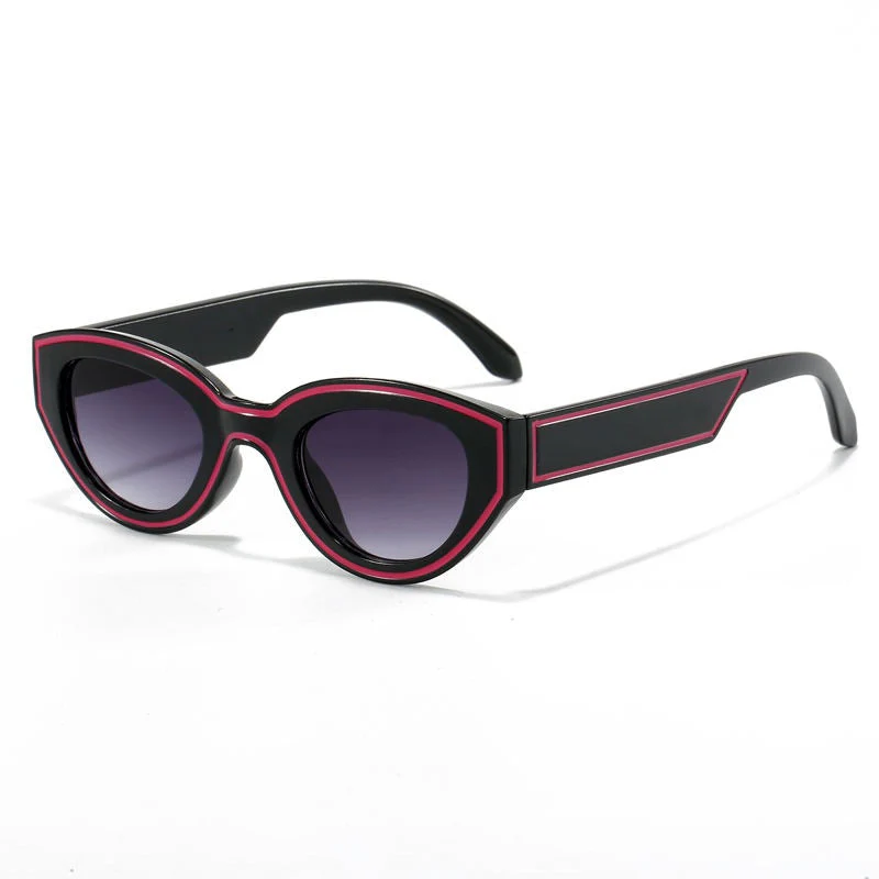 Gradient Candy Color Cat Eye Sunglasses - Image 16