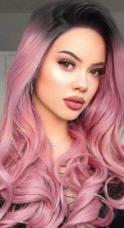 Gradient Color Long Curly Hair Big Wave High-temperature Fiber Chemical Fiber Wig - Image 6