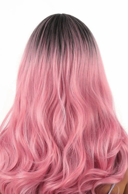 Gradient Color Long Curly Hair Big Wave High-temperature Fiber Chemical Fiber Wig - Image 7