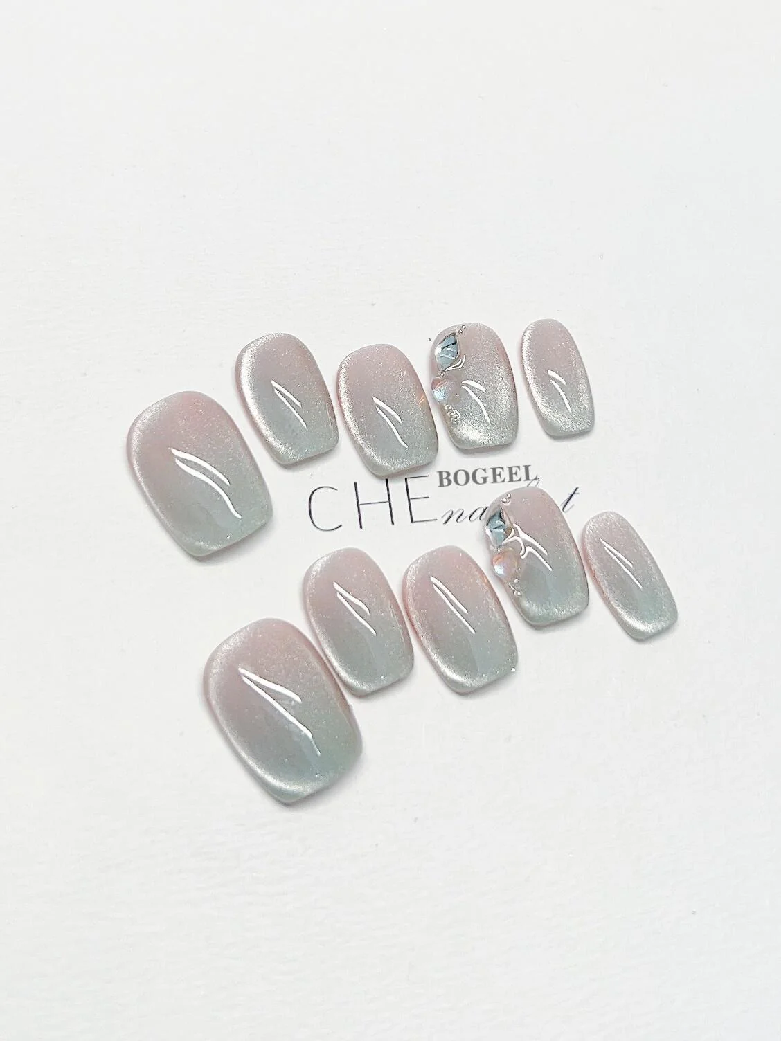Gradient Coloring Watermelon Nail Sticker - Image 2