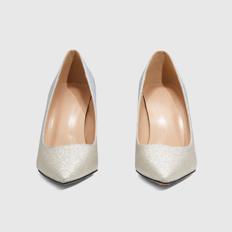 Thin Heel Shallow Dress Pumps - Image 7