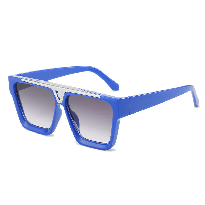 Gradient Lens Shield Sunglasses - Image 6