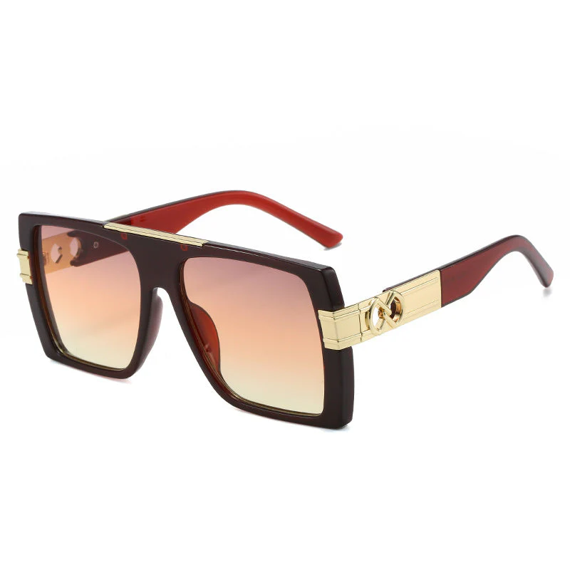 Gradient Lens Square Sunglasses - Image 4