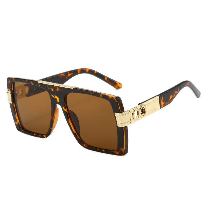 Gradient Lens Square Sunglasses - Image 5