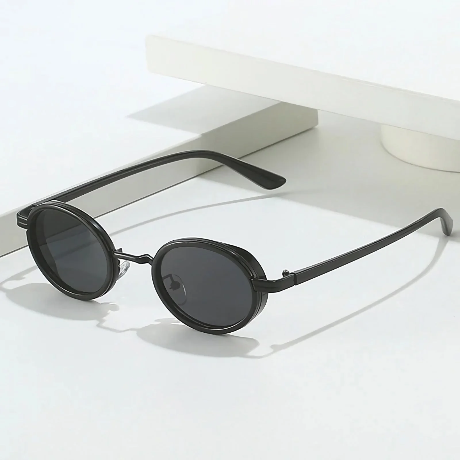 Gradient Oval Sunglasses - Image 10