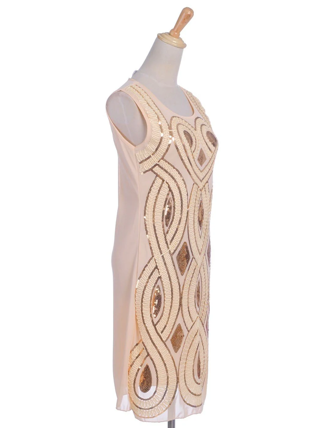 Great Gatsby Art Deco Sleeveless Dress - Image 5