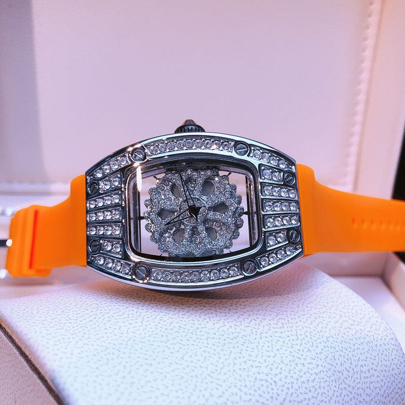Gypsophila Hollow Rotating Full Diamond Watch - Image 4