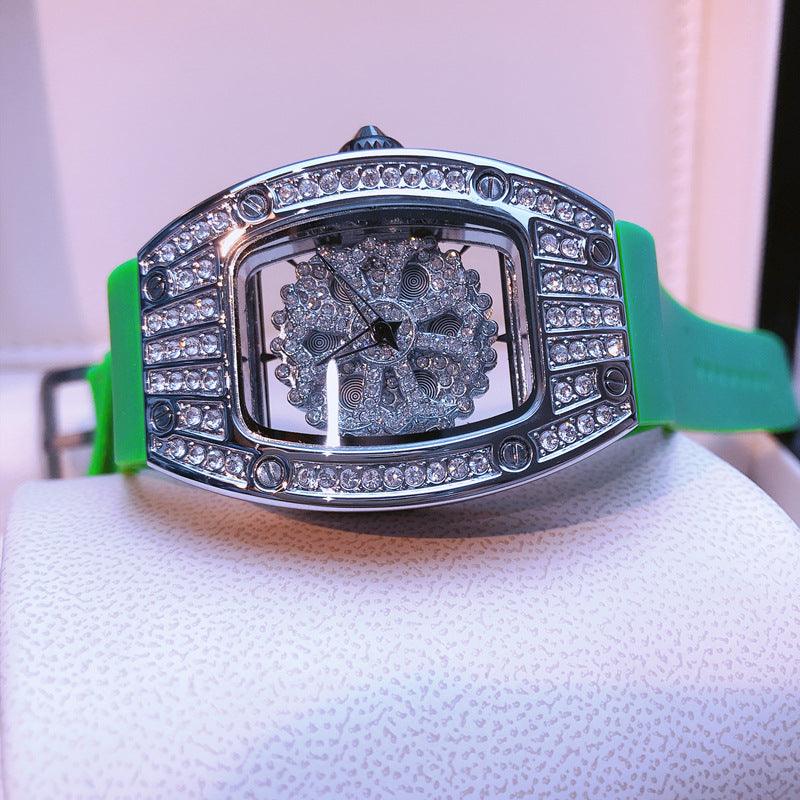 Gypsophila Hollow Rotating Full Diamond Watch - Image 5