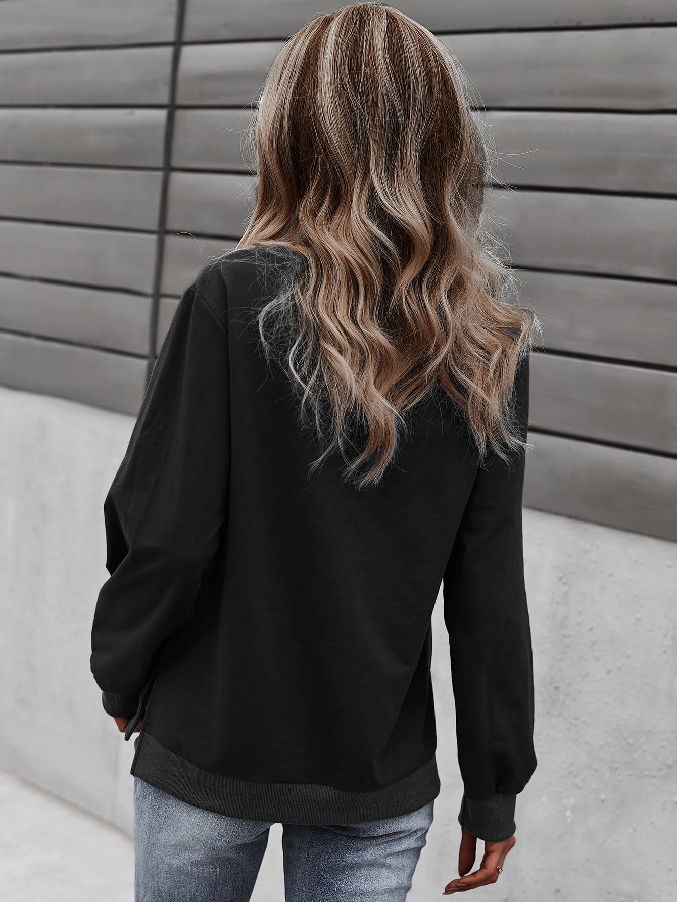 Half Button Front Sweater - Image 12