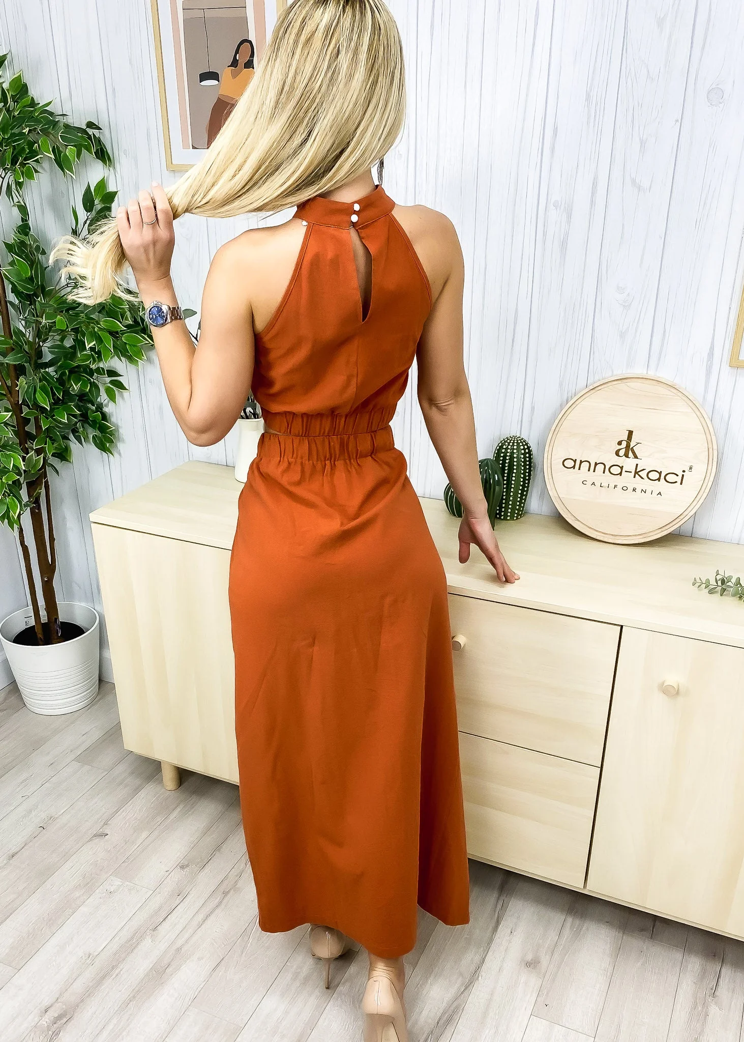 Halter Top and Wrap Skirt Coordinates - Image 7