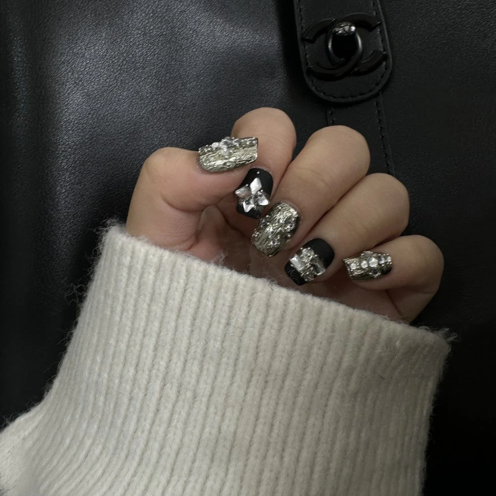 Hand-worn Nail Patch Short Autumn And Winter - Image 6