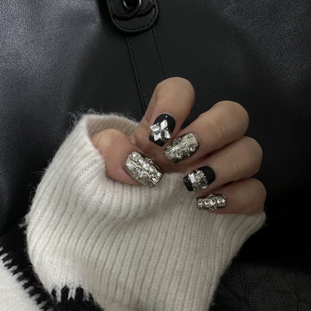 Hand-worn Nail Patch Short Autumn And Winter - Image 8