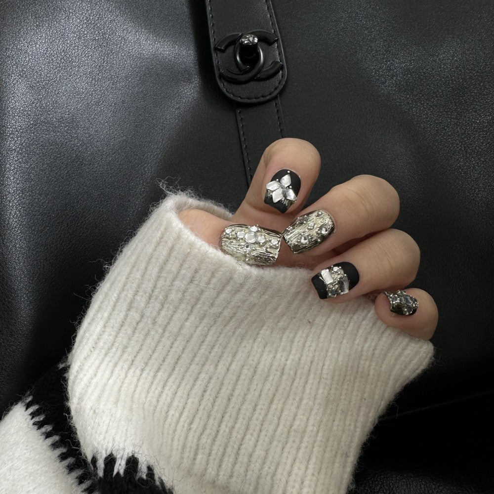 Hand-worn Nail Patch Short Autumn And Winter - Image 9