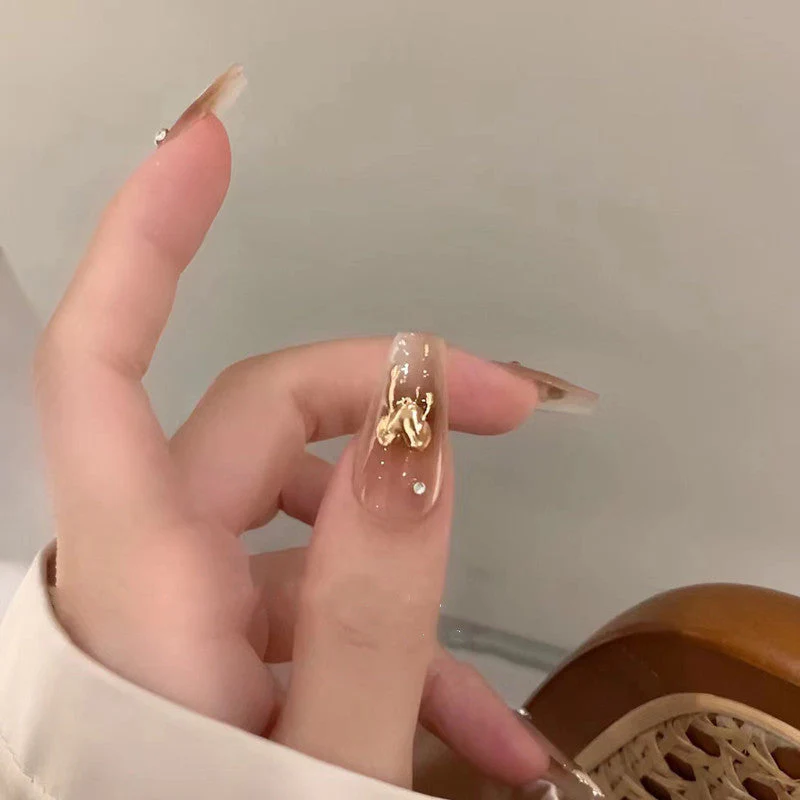 Handmade A Heart Of Love Finished Wearable Nail Sticker - Image 7