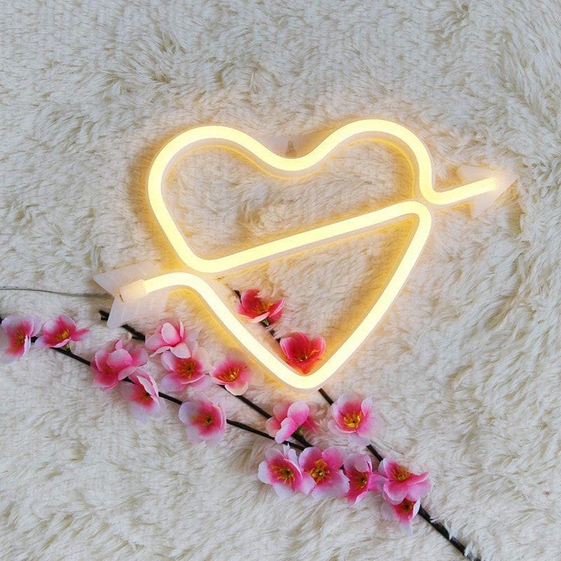 Heart & Arrow Neon Light Sign - Image 10