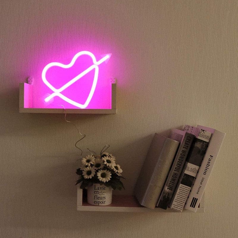 Heart & Arrow Neon Light Sign - Image 8