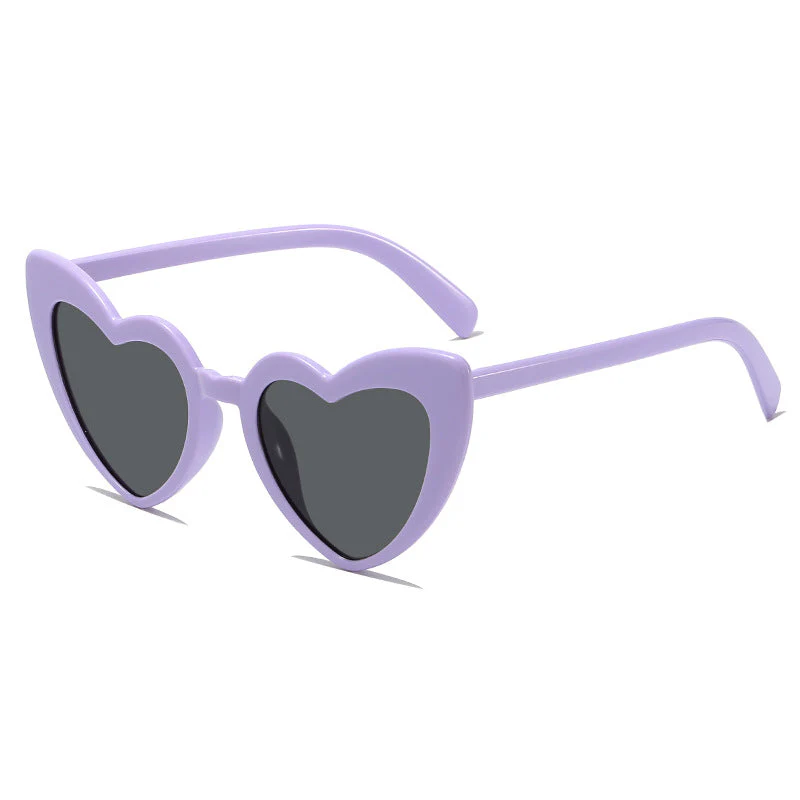 Heart-Shaped Cat Eye Sunglasses for Women - Image 2
