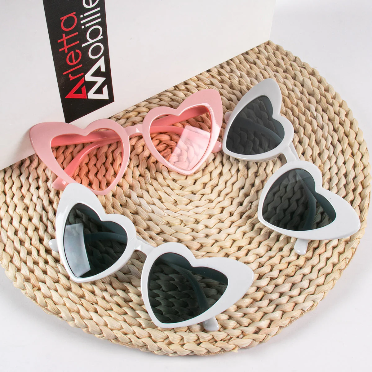 Heart-Shaped Cat Eye Sunglasses for Women - Image 9