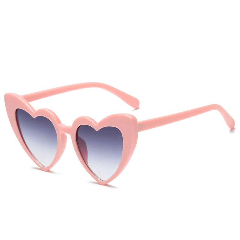 Heart-Shaped Rhinestone Cat Eye Y2K Sunglasses - Image 5