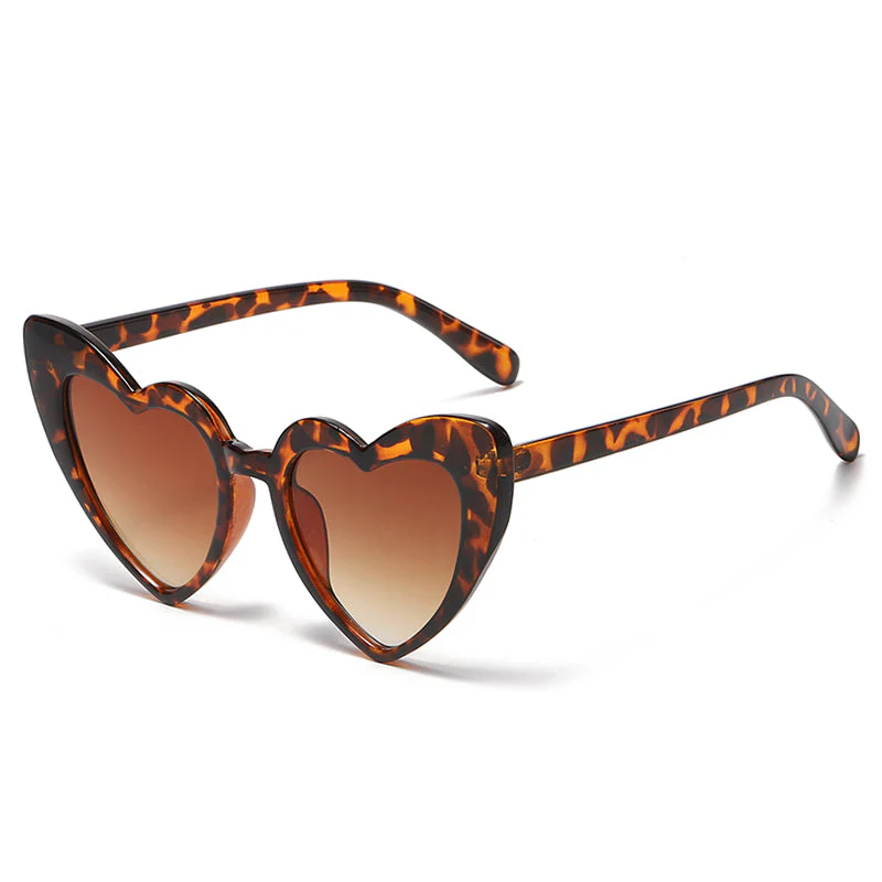 Heart-Shaped Rhinestone Cat Eye Y2K Sunglasses - Image 6