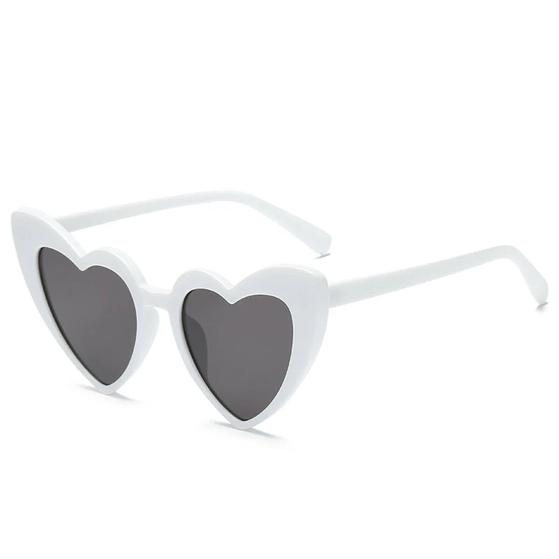 Heart-Shaped Rhinestone Cat Eye Y2K Sunglasses - Image 8