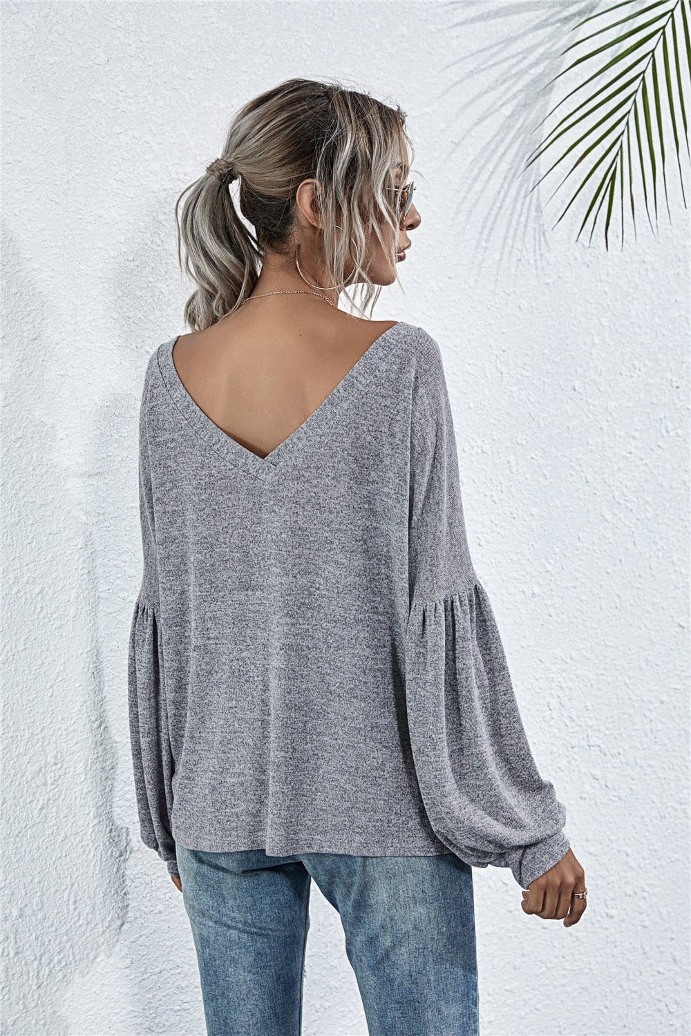 Heather Off-Shoulder Pocket Tunic - Image 13