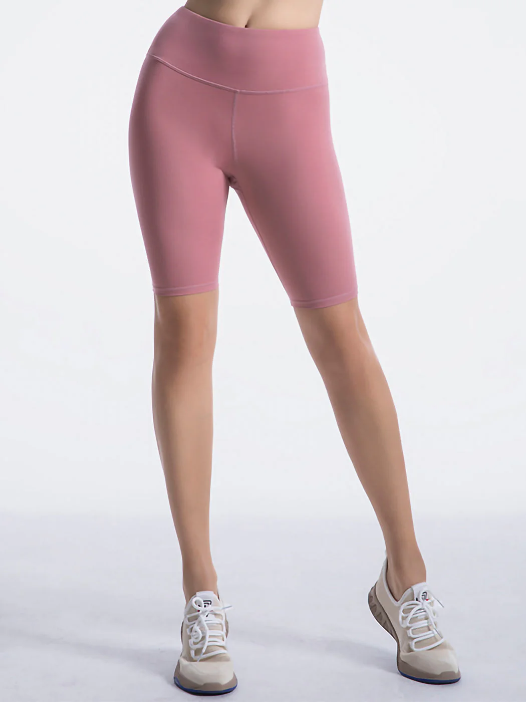 High Elastic Waist 10/11 Compression Yoga Shorts - Image 14