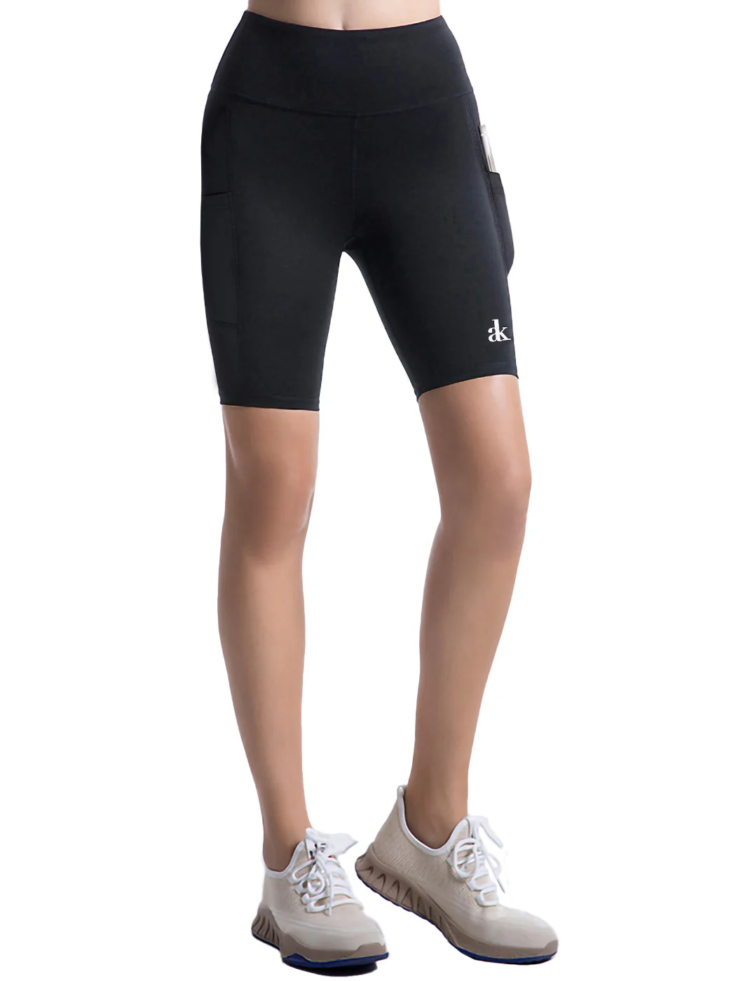 High Elastic Waist 10/11 Compression Yoga Shorts - Image 8