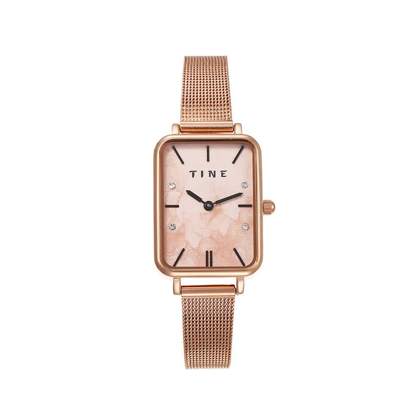High-Grade Square Ins Style Student Steel Belt Watch Simple Temperament Quartz - Image 5
