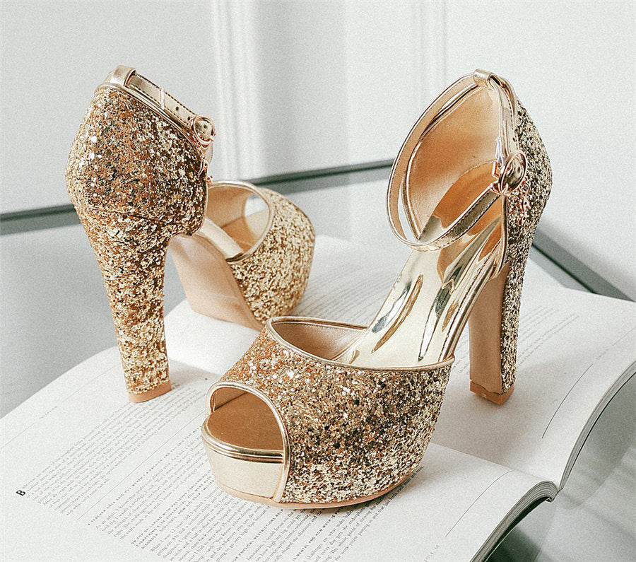 High Heel Platform Sandals - Image 19