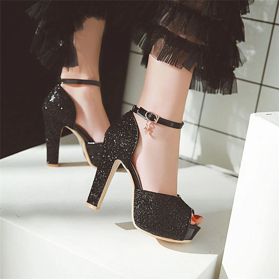 High Heel Platform Sandals - Image 23