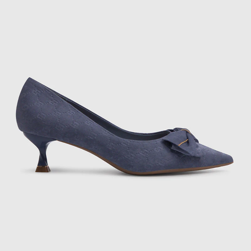 Pointy Toe Pumps Blue - Image 2