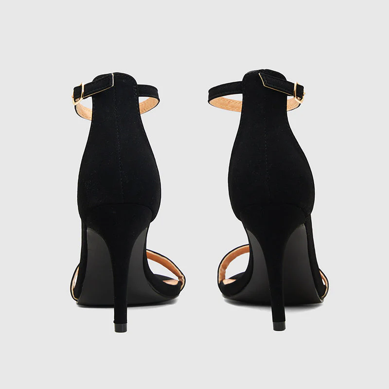Stiletto Heeled Sandals Prom Shoes - Image 5