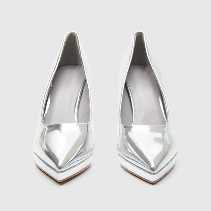 Stiletto Pointed Thin Heel Pumps - Image 3