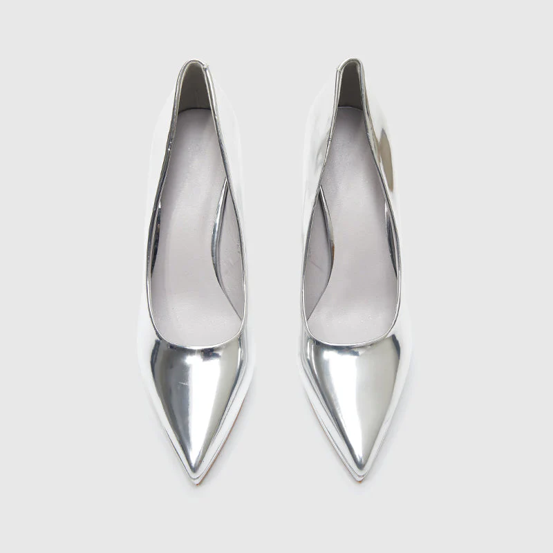 Stiletto Pointed Thin Heel Pumps - Image 5