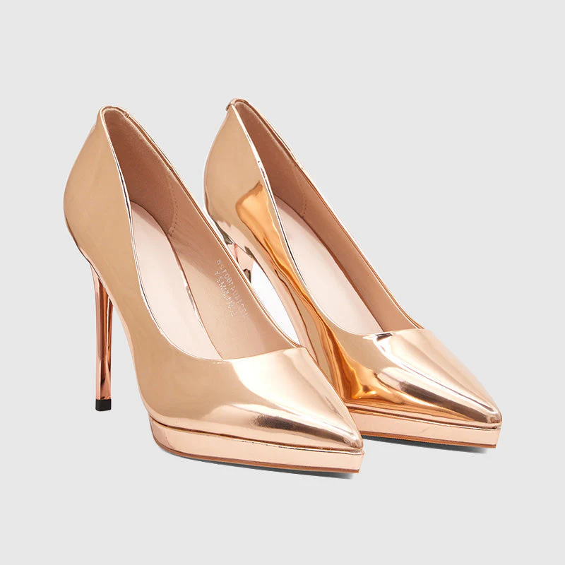 Stiletto Pointed Thin Heel Pumps - Image 7