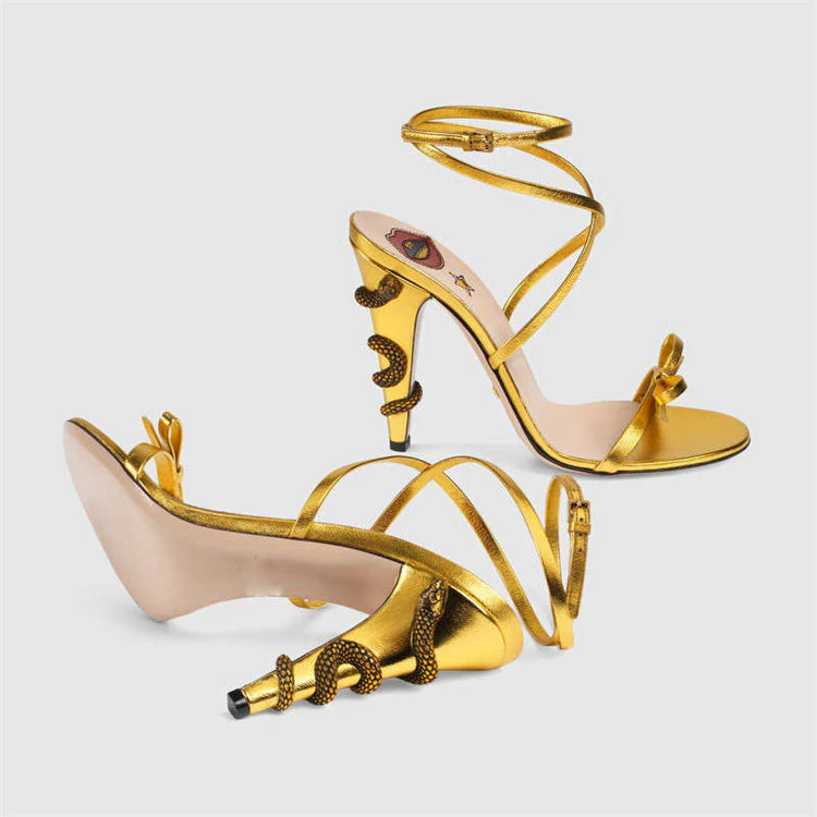 High Heels Winding Sandals - Image 6