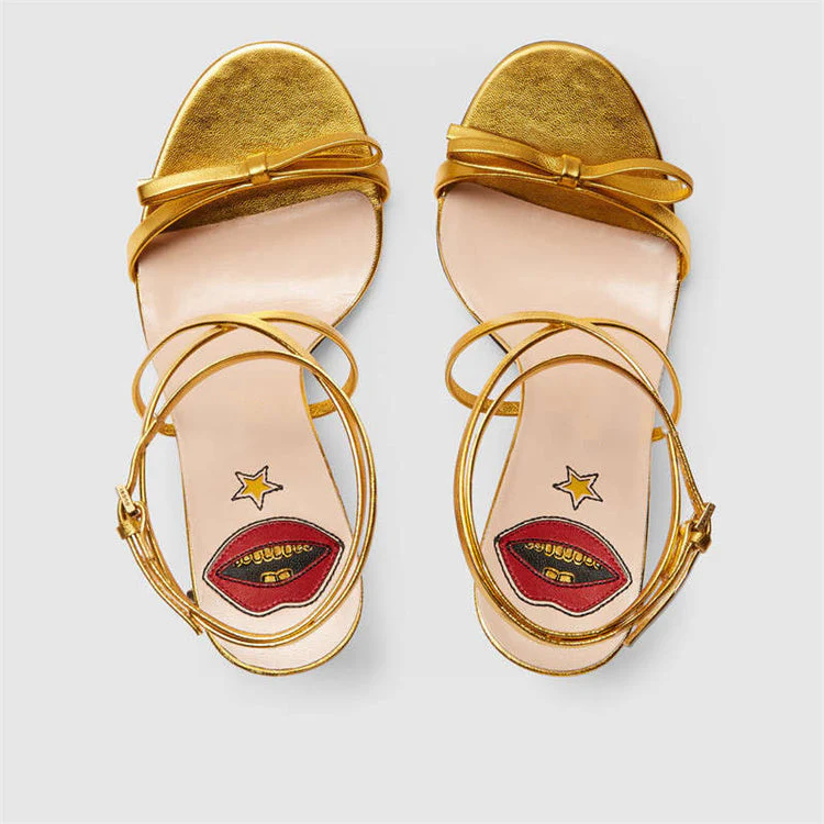 High Heels Winding Sandals - Image 7