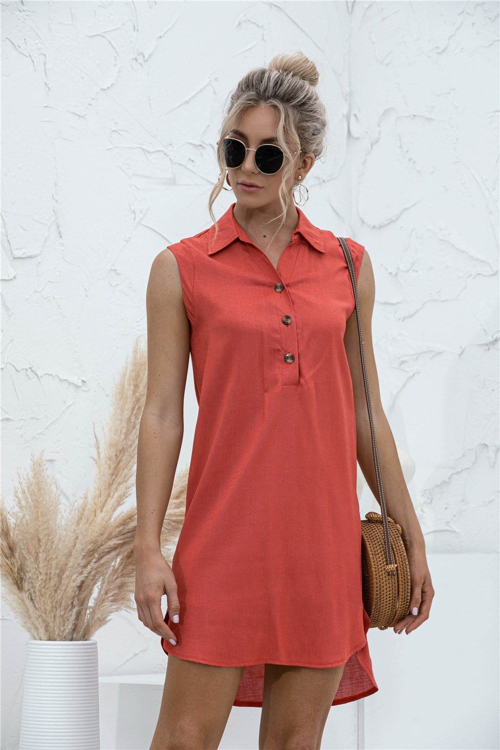 High-Low Button Tunic - Image 10