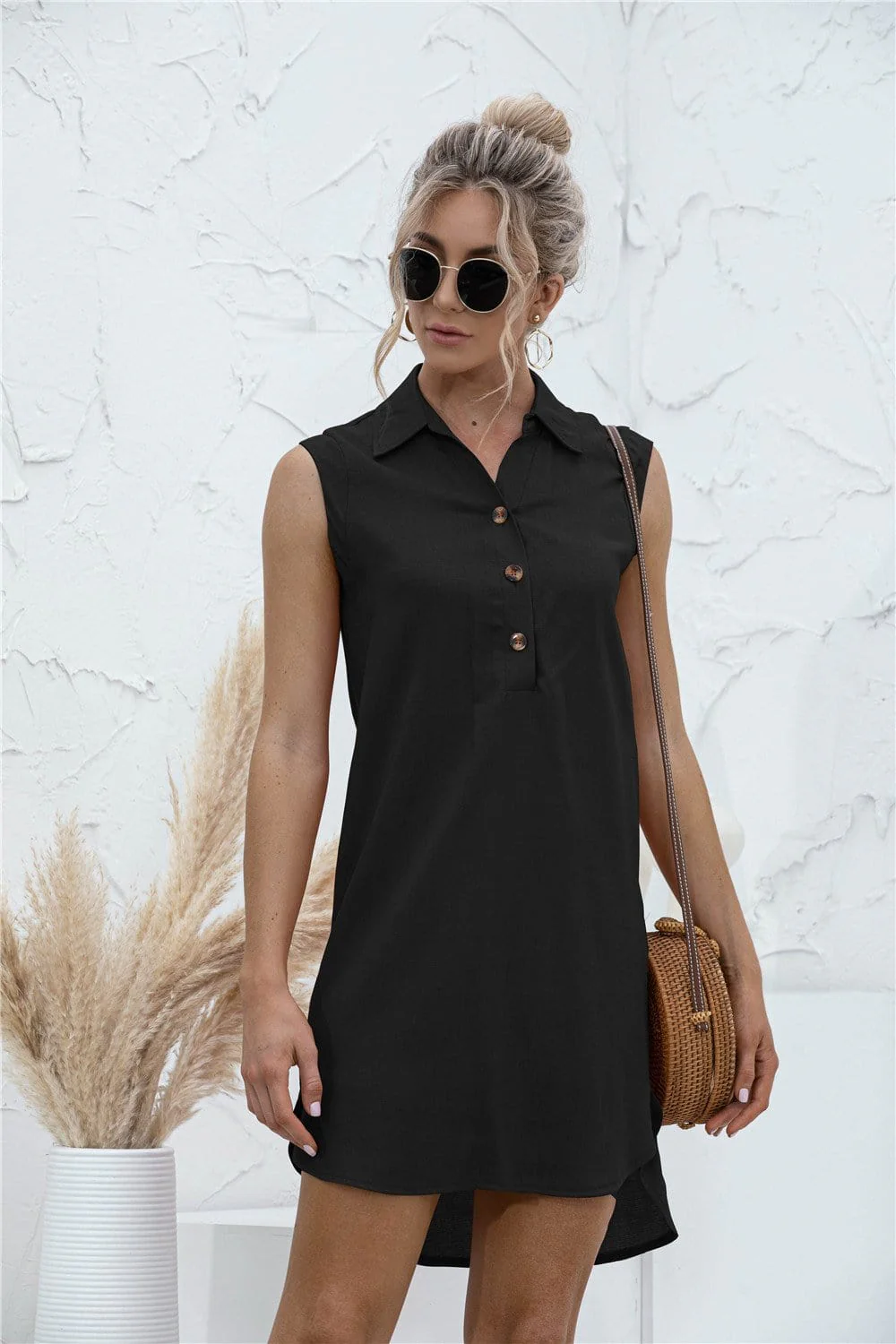 High-Low Button Tunic - Image 4